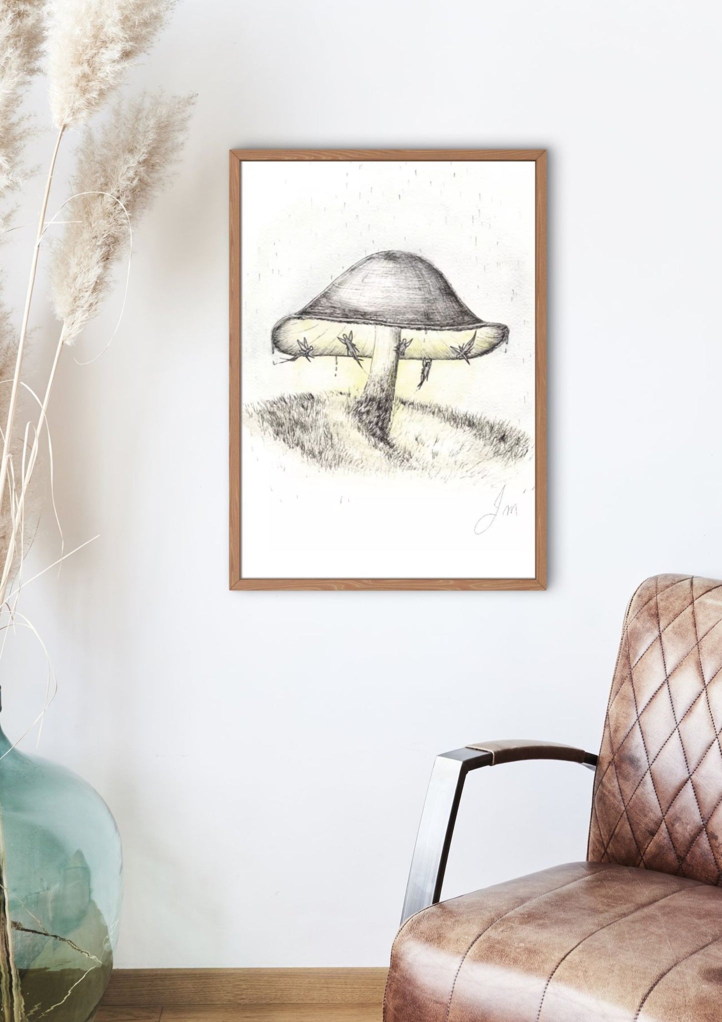 Sous un champignon